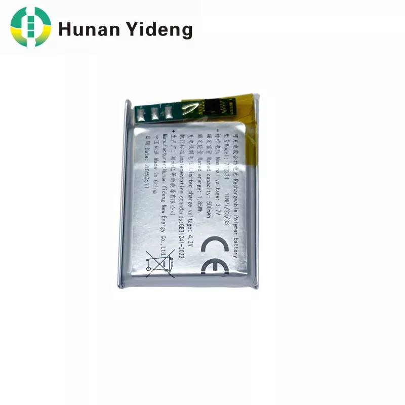 1.85Wh 702334 மோலெக்ஸ் இணைப்பிகளுடன் தனிப்பயனாக்கப்பட்ட பேட்டரி