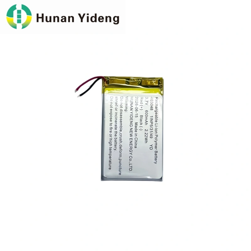 3.7V 450mAh 403048 அல்ட்ரா தின் லித்தியம் பாலிமர் பேட்டரி மினி லிபோ செல்