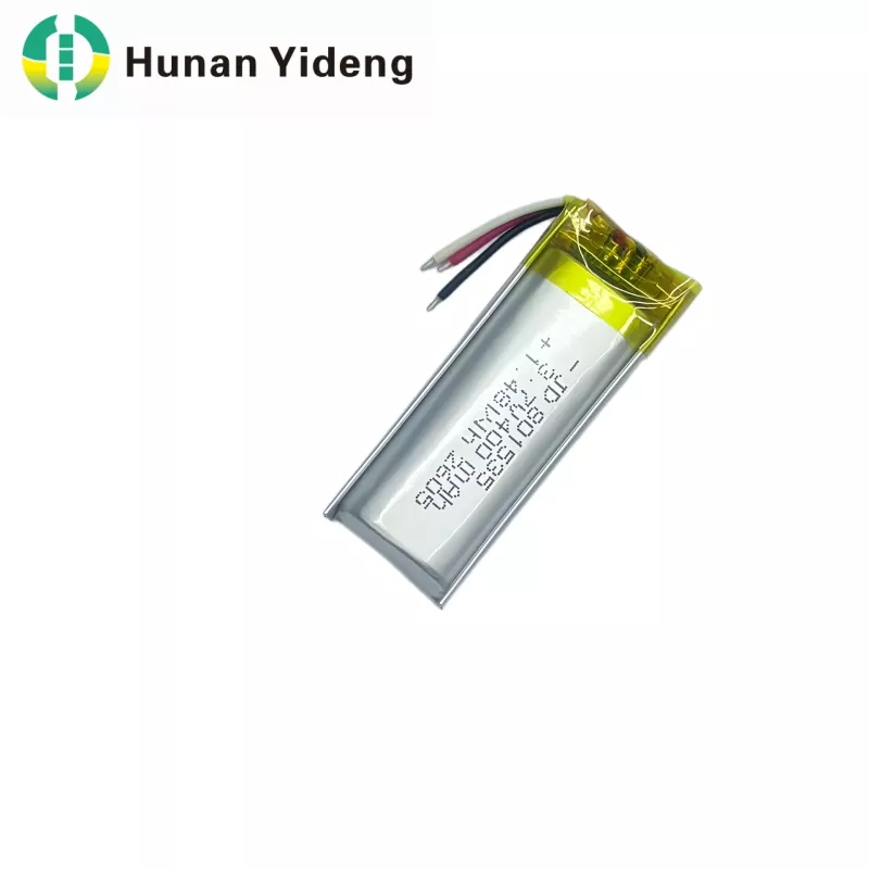 3.7V 600mAh 801535 பிளாட் லித்தியம் பாலிமர் ரிச்சார்ஜபிள் லிப்போ பேட்டரி