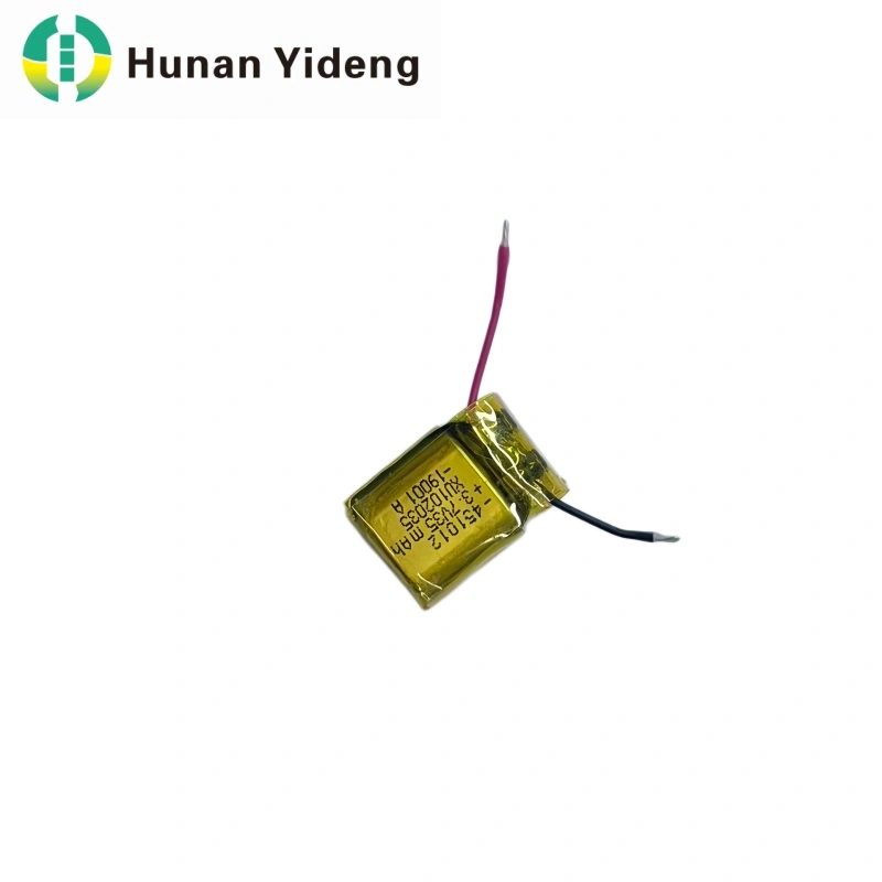 புளூடூத் ஹெட்செட்டுக்கான 451012 35mah Li பாலிமர் பேட்டரி