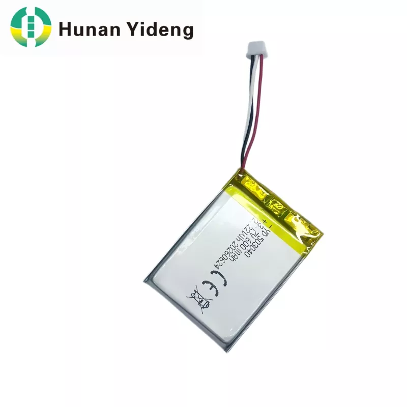 503040 3.7V 600mAh ஸ்கொயர் ரிச்சார்ஜபிள் பேட்டரி