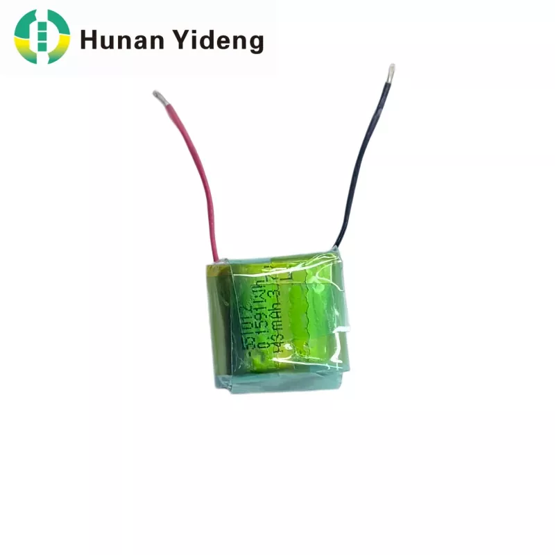 551012 3.7V 43mah எலக்ட்ரிக் டாய்ஸ் லி பாலிமர் பேட்டரி