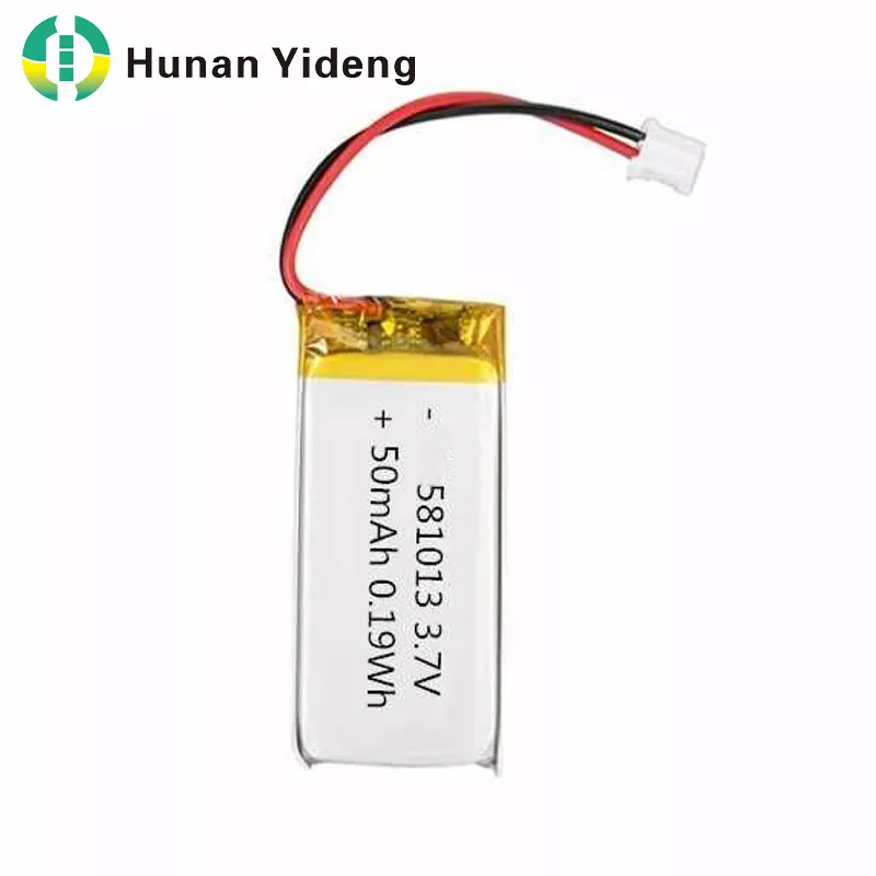 581013 3.7v 50mah லித்தியம் பாலிமர் லி அயன் லிபோ பேட்டரி
