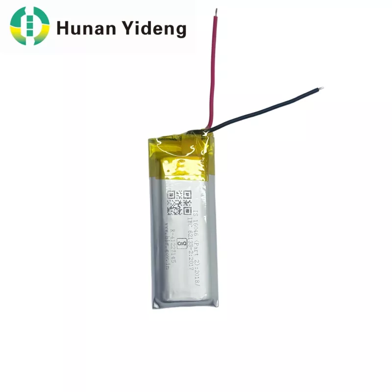 ஸ்மார்ட் டோர் லாக்கிற்கு 801435 3.7v 500mah Li Ion பேட்டரி பேக் 1.48wh